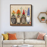 Flower Crown Owls Jigsaw Puzzle 1000 Pieces