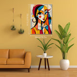 Rompecabezas vintage de musa de costura, 1000 piezas