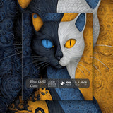 Puzzle Jenga Chat Couleur 1000 Pièces