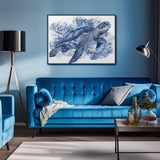 Blue Wave Turtle Jigsaw Puzzles 1000 Pieces