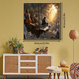 Elegante puzzle con cani con fiori, 1000 pezzi