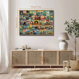 Die Giraffe Family Jigsaw Rätsel 1000 Stück