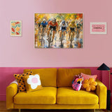 Elegante puzzle con cani con fiori, 1000 pezzi