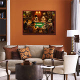 Elegante puzzle con cani con fiori, 1000 pezzi