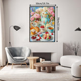 Puzzle élégant de chiens de fleurs 1000 pièces