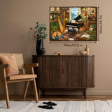 Stilvolles Blumenhunde-Puzzle 1000 Teile
