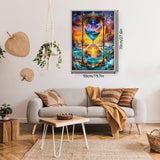 Rompecabezas de Reloj de Arena Cósmico de 1000 Piezas