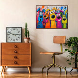 Elegante puzzle con cani con fiori, 1000 pezzi
