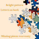 Geometric Cat Art Jigsaw Puzzle 1000 Pieces