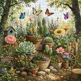 Elegante puzzle con cani con fiori, 1000 pezzi