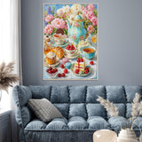 Puzzle élégant de chiens de fleurs 1000 pièces