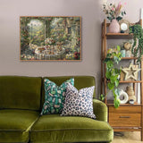Stilvolles Blumenhunde-Puzzle 1000 Teile
