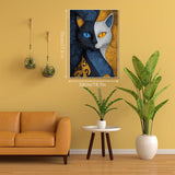 Puzzle Jenga Chat Couleur 1000 Pièces