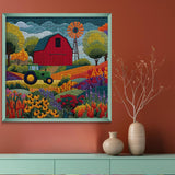 Barn of Blossoming Days Jigsaw Puzzle 1000 Pieces