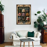 Vintage Hat Cabinet Jigsaw Puzzle 1000 Pieces