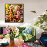Sunny Grandmas Jigsaw Puzzle 1000 Pieces