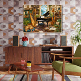 Stilvolles Blumenhunde-Puzzle 1000 Teile