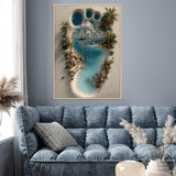 Beach in Step Jigsaw Puzzle 1000 Pieces