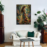 Elegante puzzle con cani con fiori, 1000 pezzi