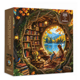Elegante puzzle con cani con fiori, 1000 pezzi