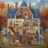 Autumn Retro Villa Jigsaw Puzzle 1000 Pieces
