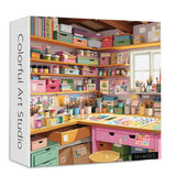 Colorful Art Studio Jigsaw Puzzle 1000 Pieces
