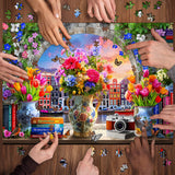 Puzzle Muse del cucito vintage 1000 pezzi