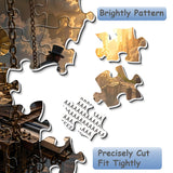 Elegante puzzle con cani con fiori, 1000 pezzi