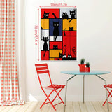 Geometric Cat Fun Jigsaw Puzzle 1000 Pieces