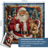 Blue Christmas Wonderland Jigsaw Puzzle 1000 piezas