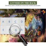 Puzzle Scène aux chandelles enneigées 1000 pièces