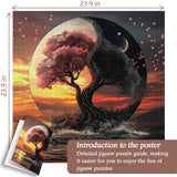 Day Night Tree Jigsaw Puzzle 1000 Pieces