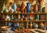 Elegante puzzle con cani con fiori, 1000 pezzi