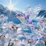 Crystal Hummingbird Jigsaw Puzzle 1000 Pieces