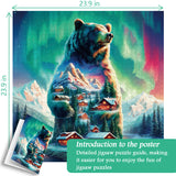 Aurora Bear Jigsaw Puzzle 1000 Pieces