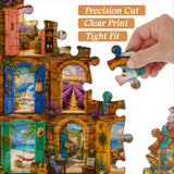 Elegante puzzle con cani con fiori, 1000 pezzi