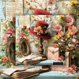 Elegante puzzle con cani con fiori, 1000 pezzi