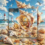 Seaside Shell House Jigsaw Puzzle 1000 Pieces