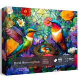 Floral Hummingbirds Jigsaw Puzzle 1000 Pieces