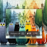 Chromatic Cats Jigsaw Puzzle 1000 Pieces
