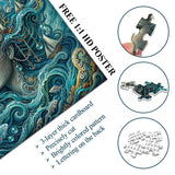 Stilvolles Blumenhunde-Puzzle 1000 Teile