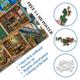 Stilvolles Blumenhunde-Puzzle 1000 Teile