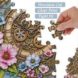 Stilvolles Blumenhunde-Puzzle 1000 Teile