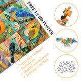 Stilvolles Blumenhunde-Puzzle 1000 Teile