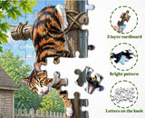 Stilvolles Blumenhunde-Puzzle 1000 Teile