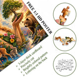 Stilvolles Blumenhunde-Puzzle 1000 Teile