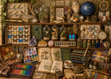 Puzzle vintage con armadio naturale, 1000 pezzi