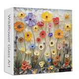 Puzzle élégant de chiens de fleurs 1000 pièces