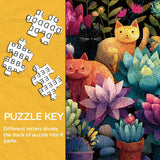 Puzzle Romance Coloré 1000 Pièces