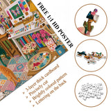 Puzzle élégant de chiens de fleurs 1000 pièces